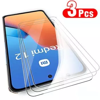 3 шт. HD прозрачное закаленное защитное стекло для экрана, защитная пленка для Redmi 14C 13 13C 12 12C A3 A2 Note 13 12s 12 4G Note 12 Pro+ 5G 4G RedMi Note 12S белый