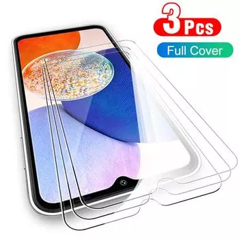 3 шт. HD Прозрачное закаленное стекло Защитная пленка для экрана для Samsung Galaxy A04 A04S A04e A14 A24 A34 A54 M14 M24 M34 4G 5G Samsung Galaxy M34 чистый