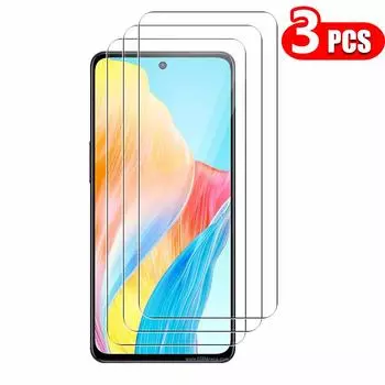 3 шт. HD прозрачные защитные пленки из закаленного стекла для OPPO A18 A38 A58 A78 4G 5G A98 A79 A15 A16 A17 A15S A16S RENO 8T 4G RENO8T RENO8 T OPPO A57S чистый
