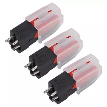 3 шт. Игла для проигрывателя пластинок, антикварная сменная игла для винилового фонографа для проигрывателя LPAluminum