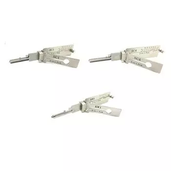 3 шт. Инструмент 2-в-1 KW1 SC4 SC1 Инструмент для декодирования ключей Авто и считыватель с разъемом Наборы ручных инструментов