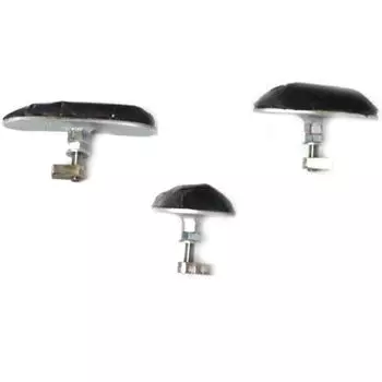 3 шт. инструмент для ремонта вмятин без покраски кузова, накладки из цинкового сплава, лист без холодного клея