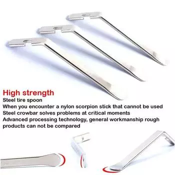 3 шт. Инструмент для снятия камер шин велосипеда, металлический инструмент для снятия шин велосипеда, лом, инструменты для ремонта колес для шоссейного велосипеда MTB, аксессуары