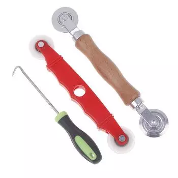 3 шт. Инструменты для установки окон, прижимной ролик, инструменты для ремонта экрана, аксессуары для оконных экранов, комплект прижимных колес для дверной сетки