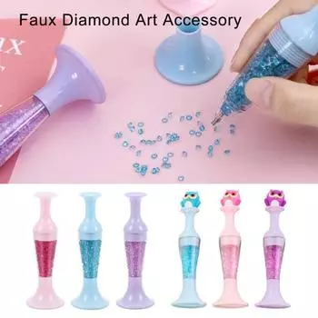 3 шт. Искусственные алмазные ручки для рисования Эргономичный инструмент для рисования стразами Инструмент для нанесения точек в форме вазы A