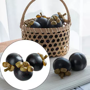 3 шт. искусственные фрукты Имитационная модель Настольный центральный дисплей Реалистичная подделка