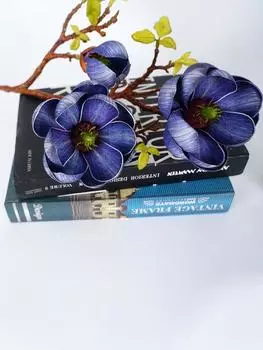 3 шт. искусственных цветов искусственный цветок магнолии EVA для реквизита для фотосъемки свадьбы в помещении на открытом воздухе дома украшение гостиной шампанского