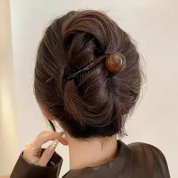 3 шт., искусственный жемчуг, банан, заколка для волос во французском стиле, тонкая густая, заколка-коготь, винтажная нескользящая заколка для хвоста, аксессуары для волос для женщин и девочек H