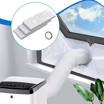 3 шт. Изоляционные панели из пенопласта для кондиционера Ветрозащитные для портативного оконного уплотнительного комплекта