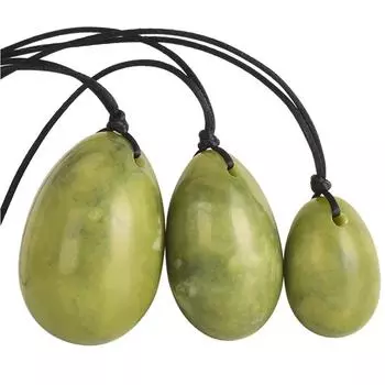 3 шт. Камень для восстановления мышц тазового дна, упражнения, натуральные яйца из розового кварца для женщин, полезные