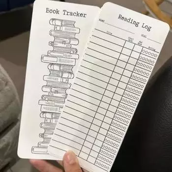 3 шт., канцелярские закладки, плавное написание, список для чтения, закладка, трекер книг для записи заметок для чтения 3pcs