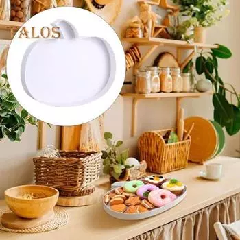 3 шт., картонные буквы для закусок в форме тыквы, которые можно наполнять осенью, для детских праздников. Белый картонный прочный поднос для закусок, коробки для деликатесов в форме тыквы белый