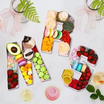 3 шт. картонные почтовые коробки, заполняемые подносы для еды, угощений, свадебных принадлежностей, декоративные коробки для закусок белый