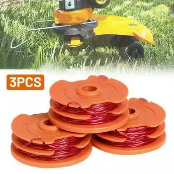 3 шт. катушка для триммера McGregor MET6032 MET4530 MET3525 Worx WG119E WG105 spool