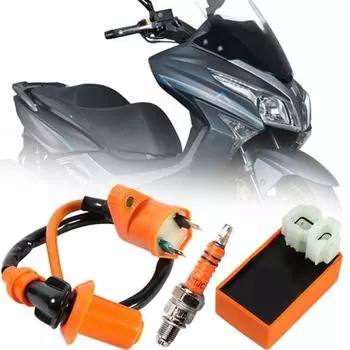 3 шт., катушка зажигания для гонок CDI, свеча зажигания для GY6 50 125 150CC