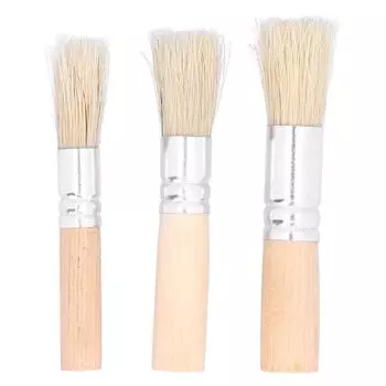 3 шт. Кисти для рисования щетиной Кисти DIY Art Craft Project Кисть для рисования маслом Акварельная живопись