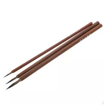 3 шт. кисти для усов крысы, акварельная кисть для письма, живопись