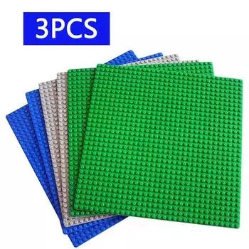 3 шт. Классические базовые пластины, блоки 32x32, 32x16 точек, ABS-пластик, строительные базовые пластины, кирпичи, сборка, город, дорога, друзья, городские игрушки