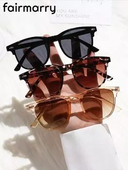 3 шт. классические мужские очки в квадратной оправе, модные солнцезащитные очки для женщин, повседневные аксессуары для одежды на открытом воздухе.