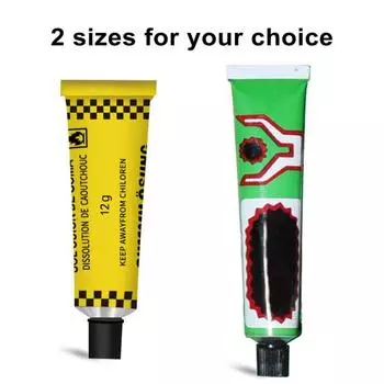 3 шт., клей для ремонта велосипедных шин, сильная адгезия, компактный размер, портативный клей для внутренней трубки шины, клей для ремонта проколов, велосипедный герметик жёлтый