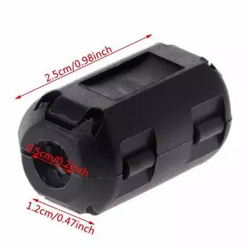 3 шт. кольцевой сердечник ферритовый зажим дроссельная катушка Emi Rfi шумовой фильтр зажим защелкивающийся кабель one size