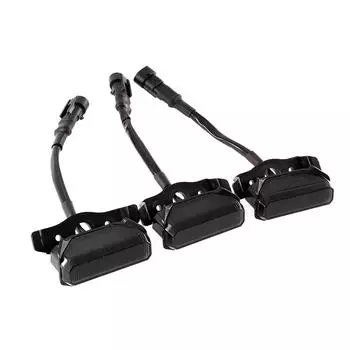 3 шт./компл. 12 В передняя решетка фары автомобильные аксессуары подходят для Toyota Tundra TRD Pro 2019 2020 2024 автомобильная внешняя решетка DRL одинарная лампа