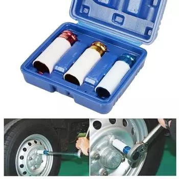 3 шт./компл. 17/19/21 мм тонкая стенка гайки колеса для автомобиля, защитный рукав для шин one size