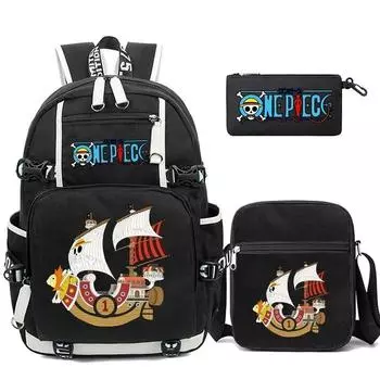 3 шт./компл. аниме цельный рюкзак Узумаки обратно в школьную сумку Студенческая школьная сумка для отдыха и путешествий для мальчиков и девочек-подростков