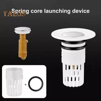 3 шт./компл. Фильтр для слива раковины в ванной комнате, универсальный, подходит для сбора волос, заглушка, механизм выдвижения, съемная корзина, аксессуары для слива раковины Sets