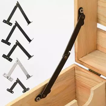 3 шт./компл. фурнитура опорная ножка украшение для дома опорный держатель складной уголок подвижный кронштейн подарочные коробки железная мебель 67mmx31mm