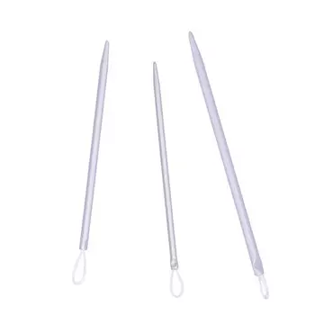 3 шт./компл., игла, нейлоновая нить, красочная алюминиевая палочка, набор игл, толстый вязаный свитер, инструмент для вязания, игла для шитья, сделай сам