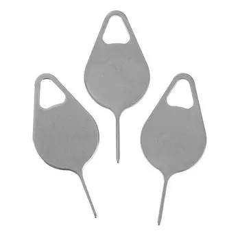 3 шт./компл. инструмент для удаления лотка для SIM-карты, инструмент для извлечения ключа, игла из нержавеющей стали для телефона