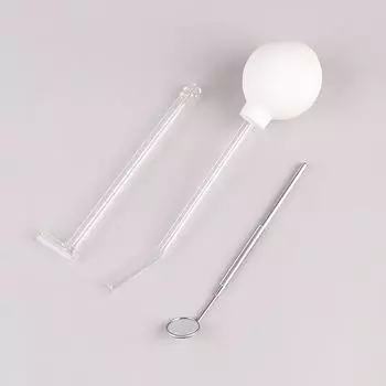 3 шт./компл. инструмент для удаления миндалин ручной стиль удаления чистка полости рта уход за удалением миндалин восковые инструменты для удаления камней воздушные инструменты синий