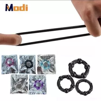 3 шт./компл. кольцо для пениса, задержка эякуляции, кольцо для пениса, секс-игрушки для мужчин, увеличение члена, силиконовые принадлежности для взрослых 18+, более сильная эрекция 3pcs/set