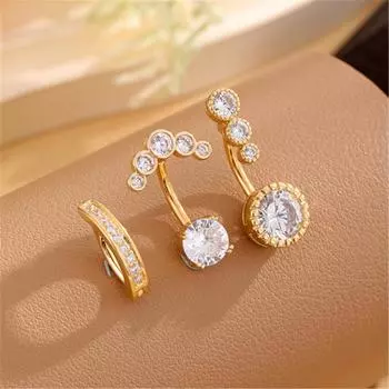 3 шт./компл. Кольцо для пупка, кольцо-кликер, 14 г, нержавеющая сталь, кольца для пупка, простые маленькие кольца для пирсинга пупка серебряный