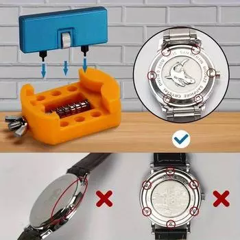 3 шт./компл. комплект для замены батареи для часов, съемник задней части ключа для часов, открывалка для корпуса часов и набор пинцетов 3pcs/set