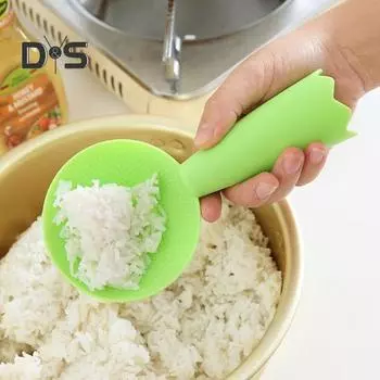3 шт./компл. кухонные ложки для риса с защитой от ожогов, мультяшные пищевые рисовые лопатки с защитой от трещин жёлтый