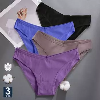 3 шт./компл. M-XXL женские сексуальные хлопковые трусики нижнее белье женские трусы женские трусы хлопковые трусики нижнее белье для девочек M