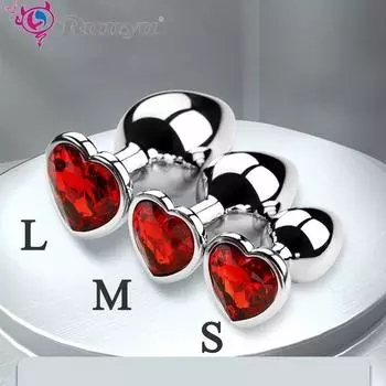 3 шт./компл. металлические анальные игрушки для женщин, товары для взрослых, мужские Анальная пробка из нержавеющей стали, анальная пробка, секс-игрушки, анальные игрушки 3Pcs(S/M/L)