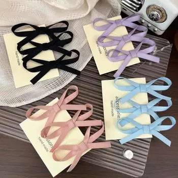 3 шт./компл. Милые заколки-бантики для девочек, милые детские заколки для волос, головные уборы с бантами из лент, милые зажимы, заколки жёлтый