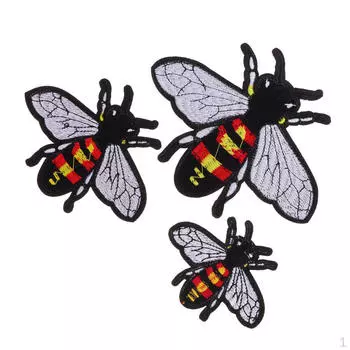 3 шт./компл. модные нашивки с вышивкой, декоративная аппликация, украшение одежды