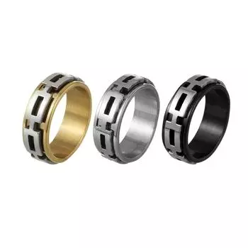 3 шт./компл. модные очаровательные ювелирные кольца из нержавеющей стали 6