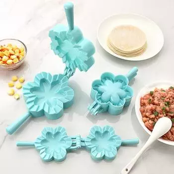 3 шт./компл. однотонные DIY потрясающие в форме сердца полезные пластиковые формы для пельменей пельмени Round