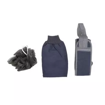 3 шт./компл. отшелушивающее полотенце-скраб губка для глубокой очистки шарик для ванны массажное полотенце для тела для мужчин и женщин банные принадлежности 3pcs