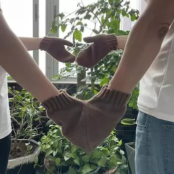 3 шт./компл. Парные перчатки для влюбленных, зимние утолщенные теплые перчатки для возлюбленных, рождественский подарок, романтические парные варежки на День святого Валентина A4