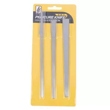 3 шт./компл. педикюрный нож для омертвевшей кожи, коррекция вросших ногтей, профессиональный уход за ногами