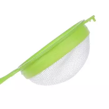 3 шт./компл. пластиковый мелкоячеистый совок-сито дуршлаг сито для муки с ручкой ситечко для сока и чая кухонные принадлежности