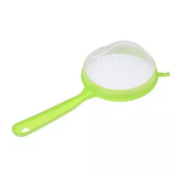 3 шт./компл. пластиковый мелкоячеистый совок-сито дуршлаг сито для муки с ручкой ситечко для сока и чая кухонные принадлежности