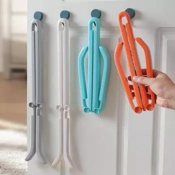 3 шт./компл. подставка для ботинок, зажим с отверстием для подвешивания, складная полипропиленовая подставка для обуви с защитой от растрескивания, товары для дома серый