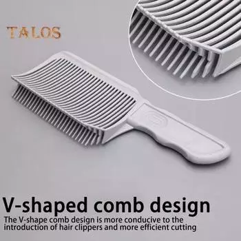 3 шт./компл. расческа для стрижки волос с силиконовым шаблоном для бритья на шее, парикмахерская расческа для профессиональной стрижки мужчин, укладки, смешивания волос Sets